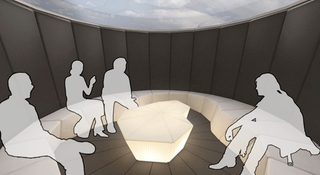 Illustration for article titled UFO-Shaped Podhouse Warms You With Rotting Garbage